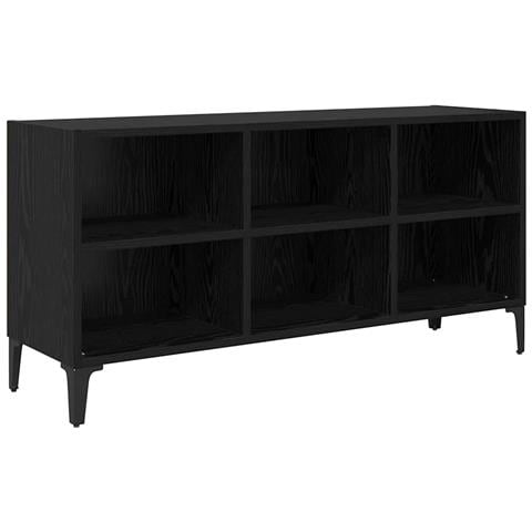 Mobile TV Nero 69.5 x 30 x 50 cm Legno multistrato - Foto 1