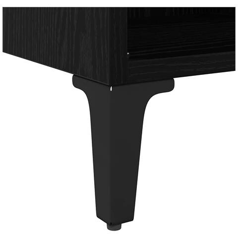 Mobile TV Nero 69.5 x 30 x 50 cm Legno multistrato - Foto 9