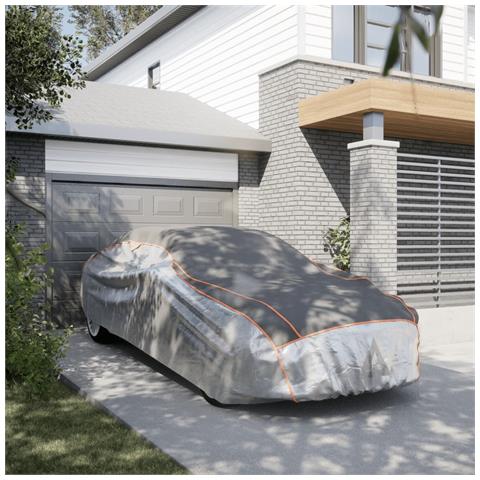 Telo Copriauto per Berlina Antigrandine XL Grigio e Argento - Foto 2