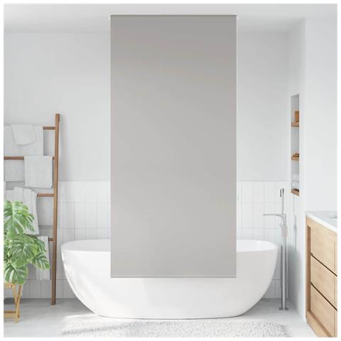 Tenda a Rullo Doccia 110x240 cm Larghezza Tessuto 106 cm - Foto 2