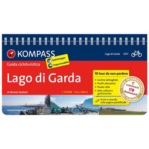 Michele Malfatti - Guida cicloturistica n. 6711. Lago di Garda. Ediz. a spirale - Foto 1