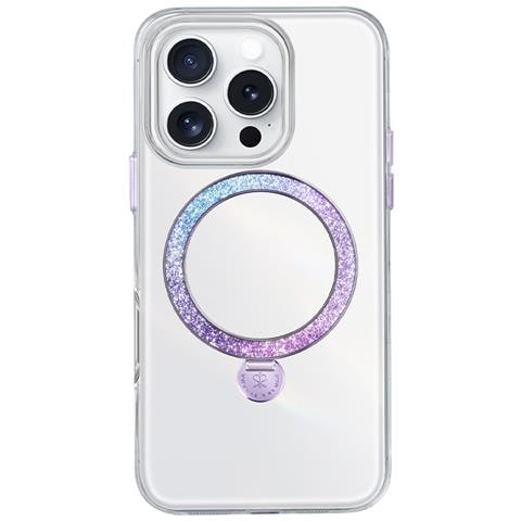 Cover per iPhone 15 Pro Max - TPU+PC, Viola, MagSafe - Foto 1