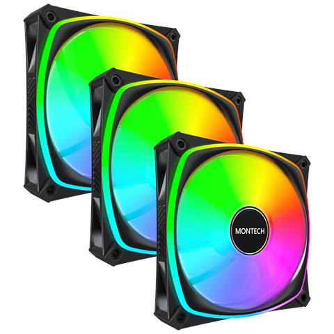 RX120 PRO Case per computer Ventilatore 12 cm Bianco 3 pz - Foto 1