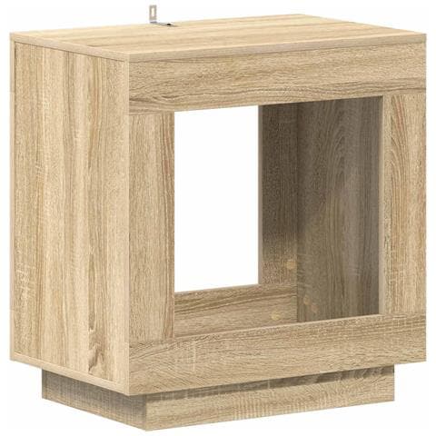 Tavolo laterale Rovere Sonoma 60 x 40 x 65 cm - Foto 1