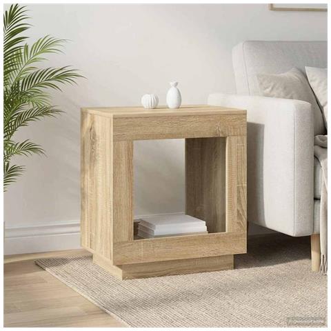 Tavolo laterale Rovere Sonoma 60 x 40 x 65 cm - Foto 2