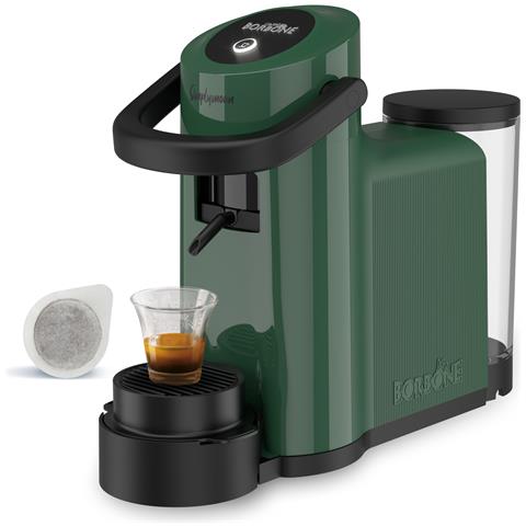 Simplymoon Macchina da Caffè a Cialde ESE 44mm - Multifunzione per Espresso, Infusi e Bevande Calde, Pressione 15 bar, Serbatoio 0.9L - Verde - Foto 1