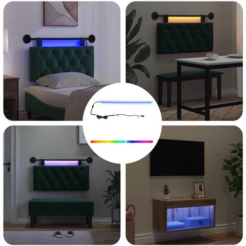 Striscia LED 55 cm Multicolore PVC - Foto 2