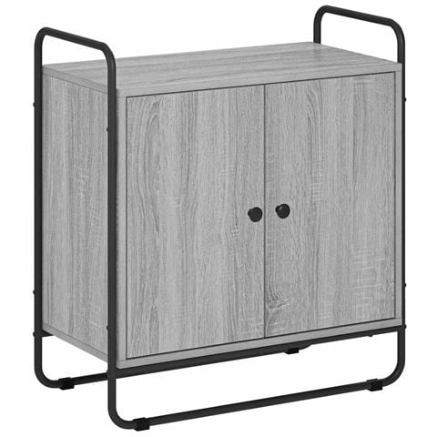 Credenza Sonoma grigio 68 x 35 x 75 cm Legno ingegnerizzato - Foto 1