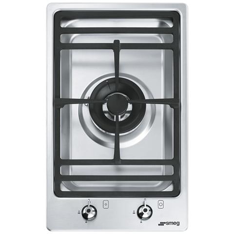 SMEG Piano Cottura PGF31G-1 a Gas 1 Fuoco Gas Colore Inox