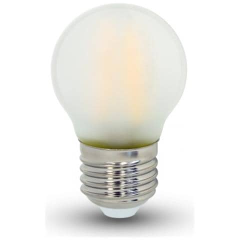 Lampadine Led E27 4w G45 Filamento Smd Miniglobo Frost Luce Fredda 6000k Vt-1974 4497 - Foto 2
