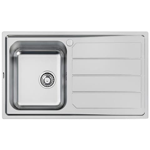Lavello incasso 1 vasca a destra 86cm Colore acciaio satinato - Foto 1