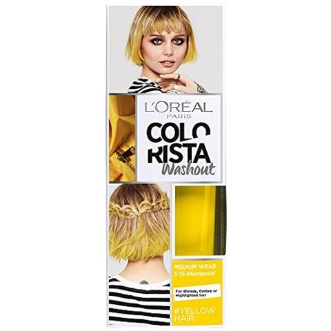 L'Oréal Paris Colorista Washout Pastel Colorazione Temporanea Capelli, Giallo (Yellow)  - Foto 3