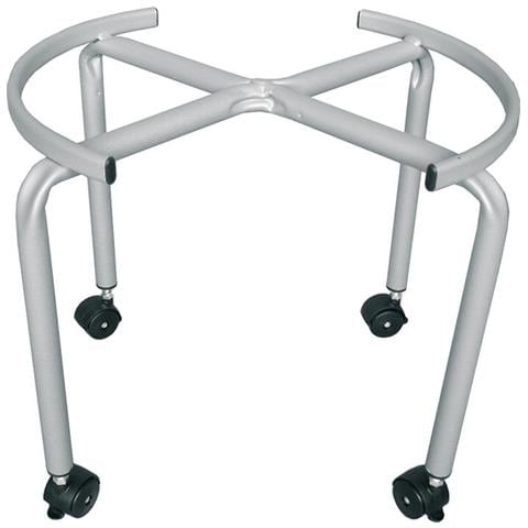 Supporto Con Ruote X Contenitore Olio Lt. 25 30 50 Piede Fusto Botte Carrello - Foto 1