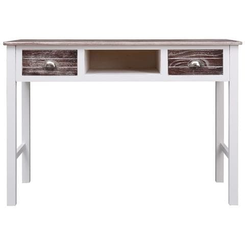 Scrivania Marrone 110x45x76 Cm In Legno - Foto 2