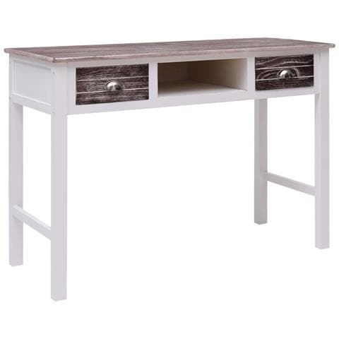Scrivania Marrone 110x45x76 Cm In Legno - Foto 1