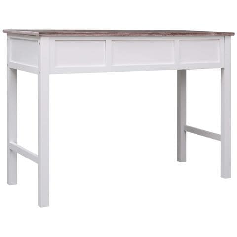 Scrivania Marrone 110x45x76 Cm In Legno - Foto 8