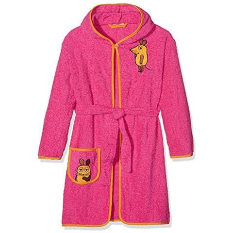 Playshoes Frottee Die Maus, Accappatoio Bambina, Rosa (pink 18), 134/140 (de) - Foto 1