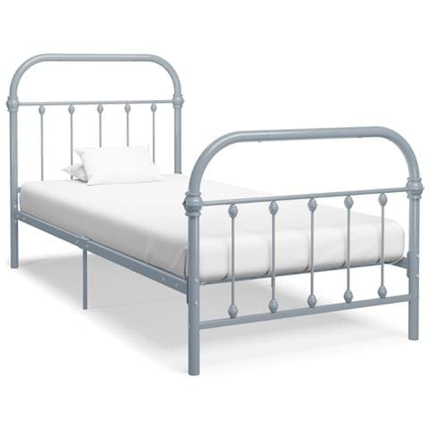 Giroletto Grigio In Metallo 90x200 Cm - Foto 1