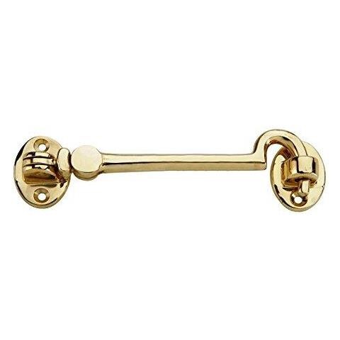 Bh02549 Ottone Massiccio Silenzioso Hook Cabina Porta E Catturare Lattenzione 100 Millimetri (4 Pollici)  - Foto 1
