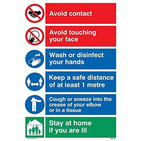 Vichinghe Segni Covid 19 Multi Segno - 1 Metro - Foto 1