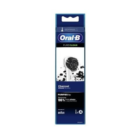 Oral-B 80349854 testina per spazzolino 4 pz Nero, Bianco - Foto 1