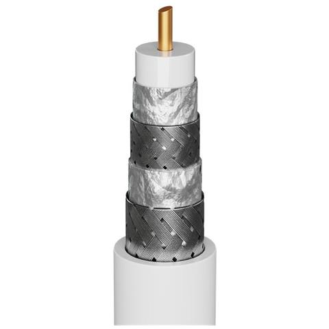 Cavo Antenna Tv (tipo 135 Db), 4 Strati Di Schermatura17026 - Foto 7