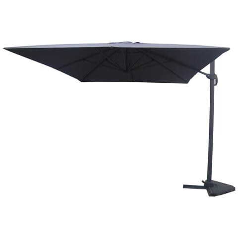 Cesare Ombrellone Decentrato Quadrato Grigio 3x4m - Foto 15