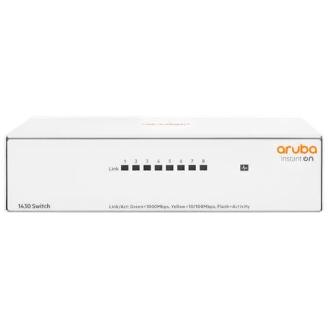 Aruba Instant On 1430 8G Non gestito L2 Gigabit Ethernet (10/100/1000) Bianco - Foto 1