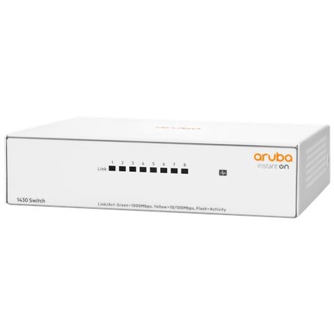 Aruba Instant On 1430 8G Non gestito L2 Gigabit Ethernet (10/100/1000) Bianco - Foto 3