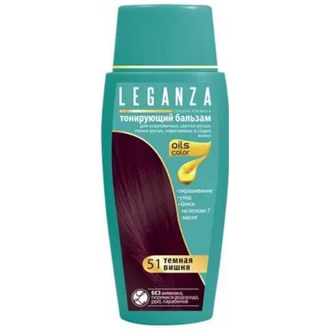 Balsamo Colorante Per Capelli Colore Amarena Scura Nº 51 ""leganza"" Colorante Senza Ammoniaca |arricchito Con Oli Naturali - Foto 1