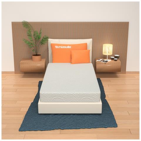 MIASUITE Materasso Singolo 90x195 In Waterfoam Alto 14 Cm Sfoderabile | Sim