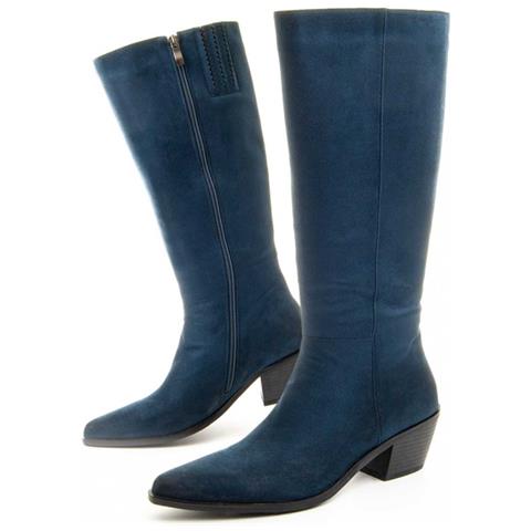 Montevita Stivale Con Tacco Botarent4 Blu - Foto 2