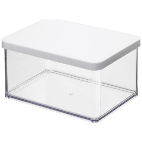 Loft 11610 Rettangolare Erogatore 2,25 L Trasparente, Bianco - Foto 1