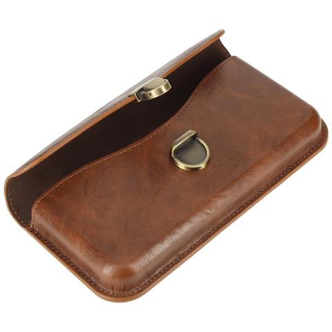 Custodia Da Cintura Orizzontale Per Smartphone 6,7'' Clip E Passanti - Foto 2