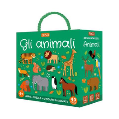 Animali. Q-box. Ediz. A Colori. Con Puzzle - Foto 1