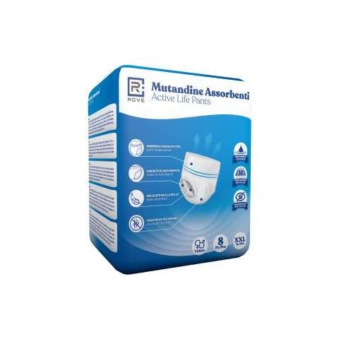 Confezione da 8pz Tg.XXL Mutandine Assorbenti ActiveLife Adulto - Foto 1