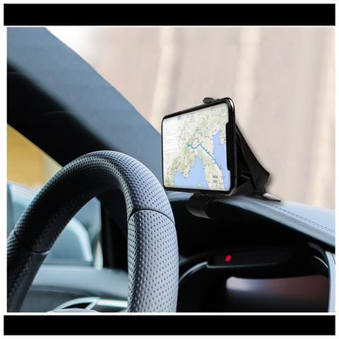 Supporto Auto Per Smartphone Regolabile Fissaggio Ventilazione, Nero - Foto 5