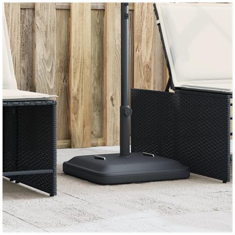 Base Per Ombrellone Con Manici Per Pali 38/48 Mm 27kg Quadrata - Foto 1