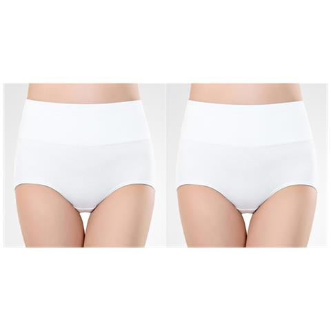 Mutandine A Vita Alta (confezione Da 5) White Xl - Foto 2