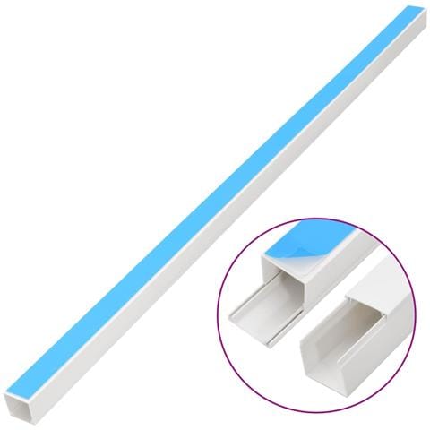 Canalina Per Cavi Autoadesiva 33x33 Mm 10 M In Pvc - Foto 3