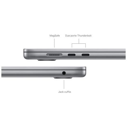 MacBook Air M3 MC9E4T /A Monitor 15,3" 2K Neural Engine M3 Ram 16 GB SSD 256GB macOS Sequoia - Foto 7
