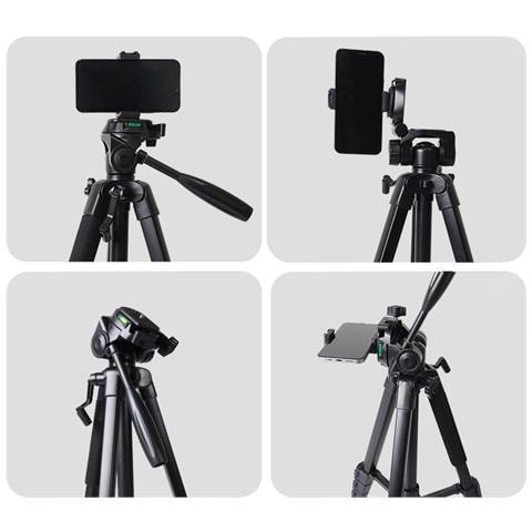 Treppiede 1,5 M (4 Sezioni) - Treppiede Per Fotocamera Stabile E Portatile - Foto 2