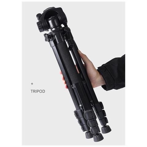 Treppiede 1,5 M (4 Sezioni) - Treppiede Per Fotocamera Stabile E Portatile - Foto 6