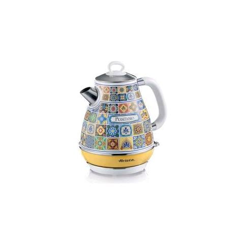 2869 Positano Edition Bollitore Elettrico 2.200 W 1.7 Lt Infusi, The, Tisane, Base Cordless Autospegnimento Giallo E Bianco - Foto 1