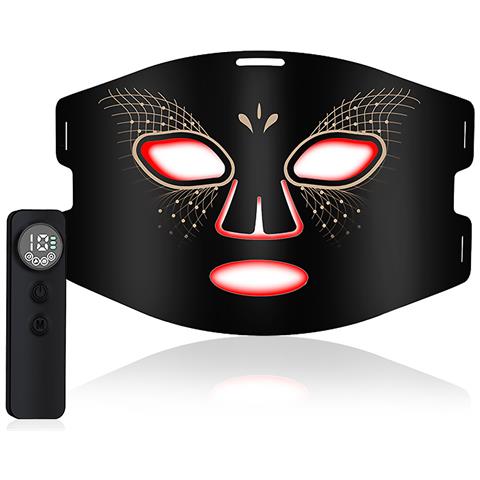 Maschera Facciale Per Trattamento Con Luce Led Con Funzione Di Riscalento E Terapia A 7 Colori. - Foto 1