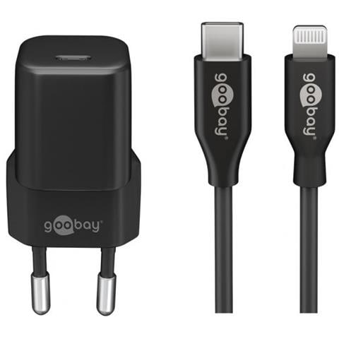 Goobay 61083 Caricabatterie Per Dispositivi Mobili Nero Interno - Foto 1