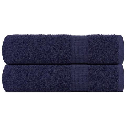 Asciugamani Da Bagno 2 Pz 100x150 Cm 360 G/m 100% Cotone - Foto 1