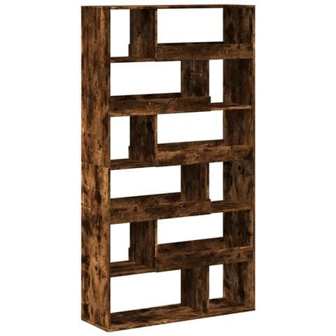 Libreria Rovere Fumo 100x33x187,5 Cm In Truciolato - Foto 2
