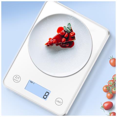 Bilancia Da Cucina Digitale. Precisione Di 1 G. Intervallo Da 1 A 5.000 G. 9 Unità Di Misura Per Solidi E Liquidi. - Foto 3