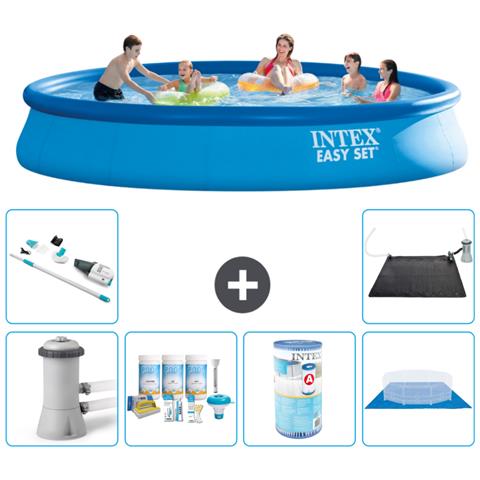 Piscina Fuori Terra - In Giro - 457x84 Cm - Blu - Include Accessori Coordinati A1215 - Foto 1